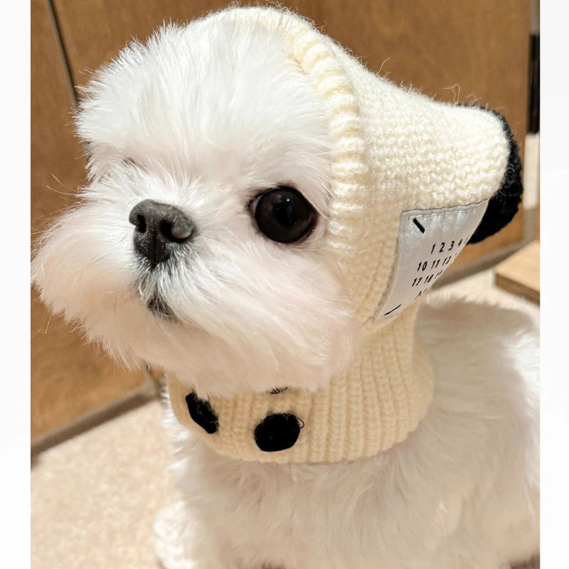 MooliBang® Warm Knitted Hat and Scarf for Small Dogs
