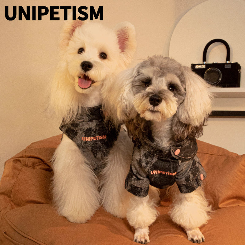 UNIPETISM® BlackPink Denim Jacket for Dogs & Cats