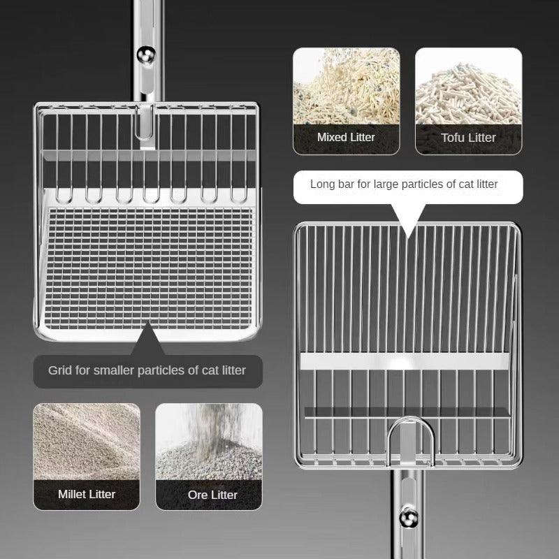 POPOCOLA® Stainless Steel Cat Poop Scoop - KIKOPALS