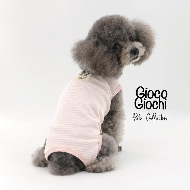 GiocoGiochi® Cotton Striped Four-Legged Dog Home Base Layer - KIKOPALS