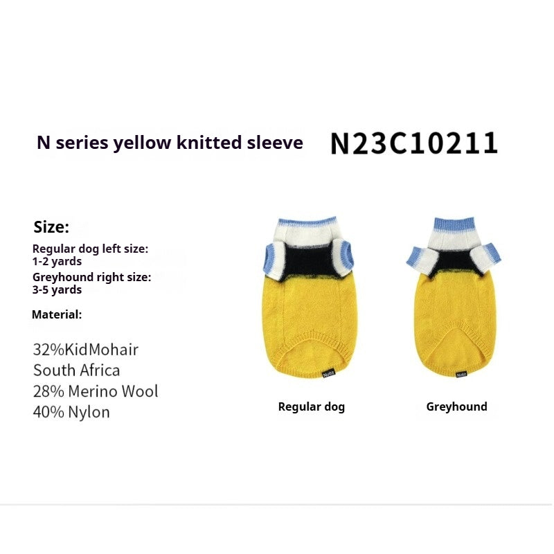 Nuoz® Gradient Color Block Sleeveless Knit Vest for Dogs