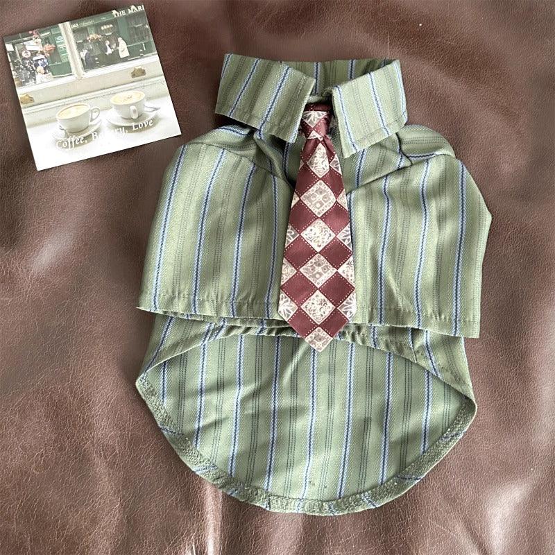 Bluetime® Pet Bow Tie Shirt - KIKOPALS