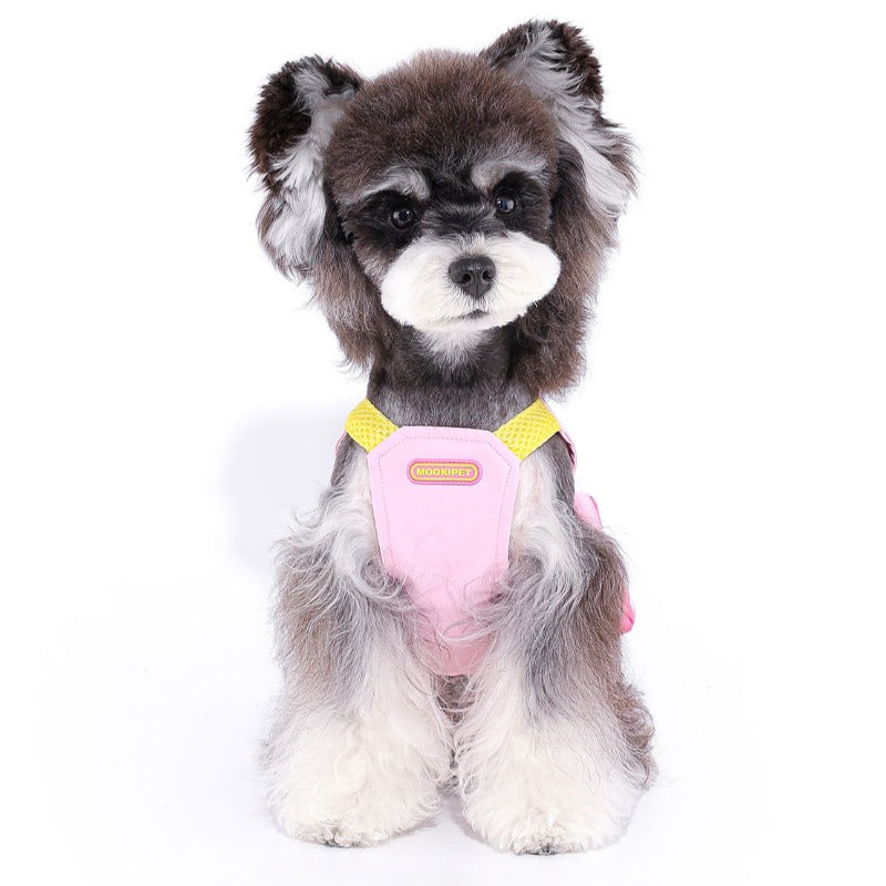 MookiPet® Mushroom Pendant Functional Vest - Pink for Dogs
