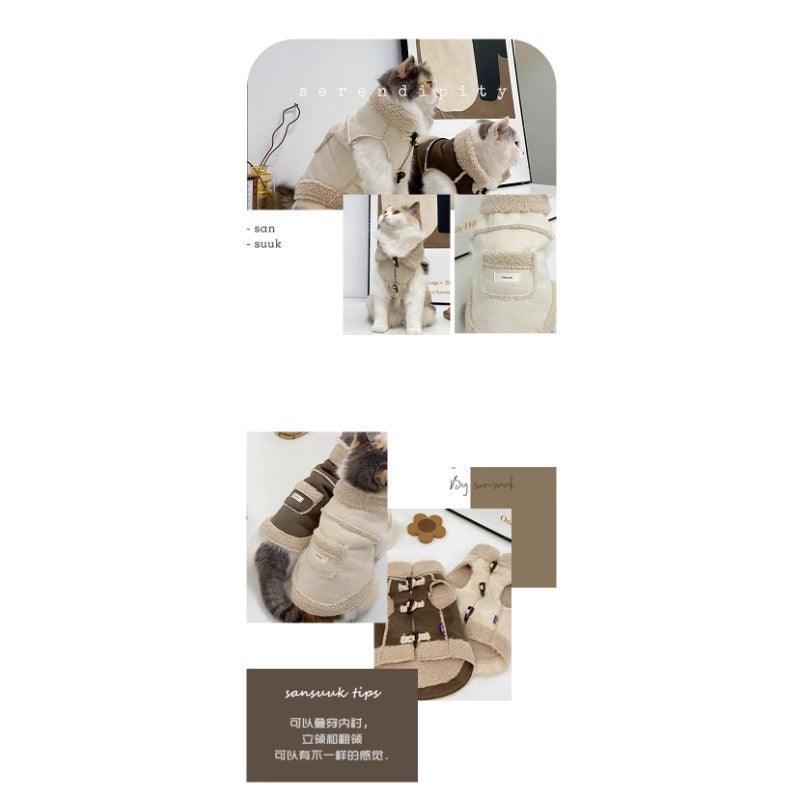 SANSUUK® Faux Fur Vest for Pets - KIKOPALS