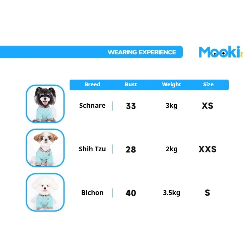 MookiPet® Mookipet Lake-blue Jacket for Dogs & Cats