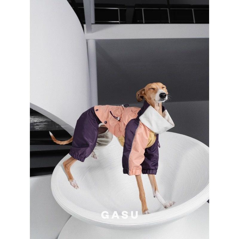 GASU® Waterproof Detachable Whippet Dog Raincoat - KIKOPALS