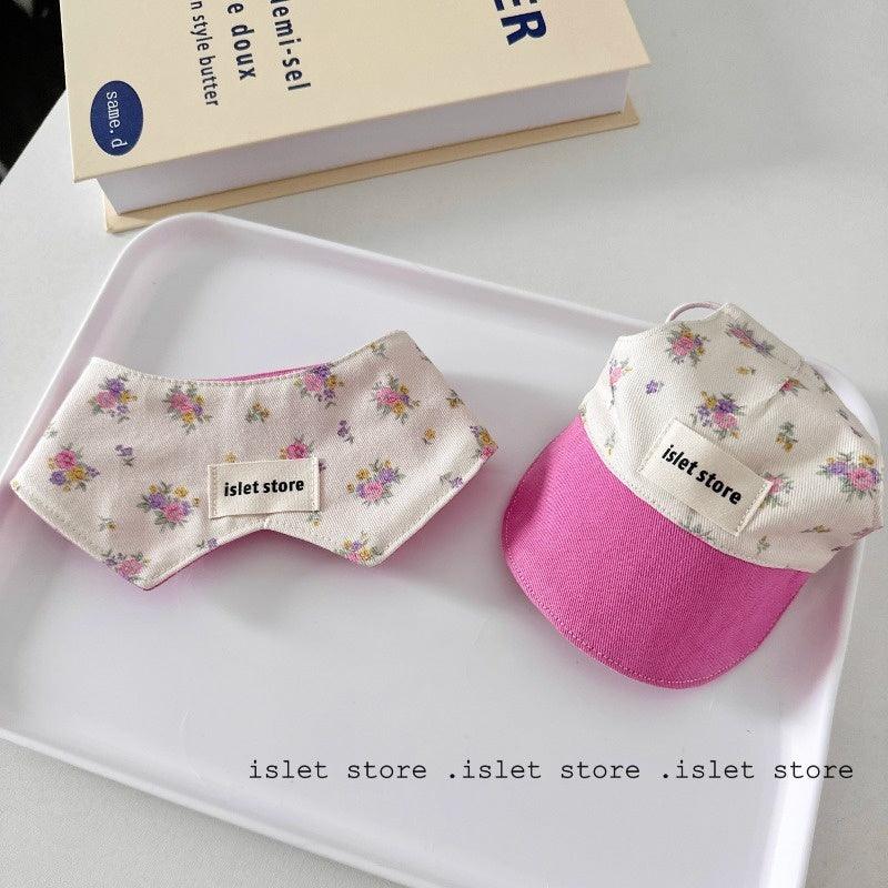 islet store® Floral Pet Hat / Bandana / Necktie - KIKOPALS