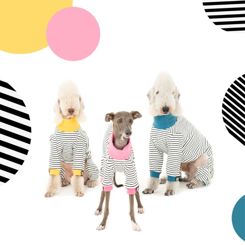 PUFFYCLOUD® Striped Dog Four-Legged Base Layer Sweater - KIKOPALS