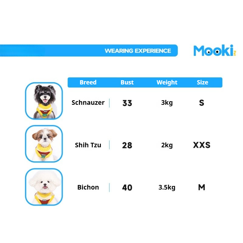 MookiPet® Vintage Striped Vest for Dogs & Cats