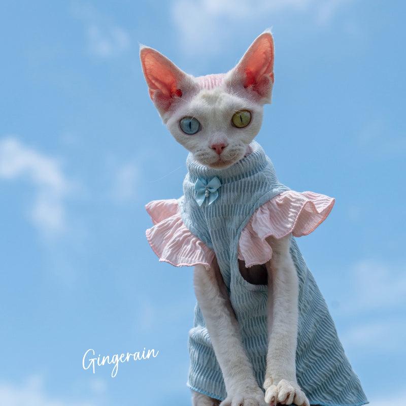 GINGERAIN® Ruffle Cat T-Shirt - KIKOPALS