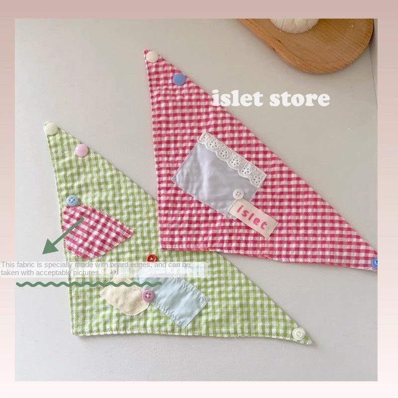 islet store® Plaid Pet Bib - KIKOPALS