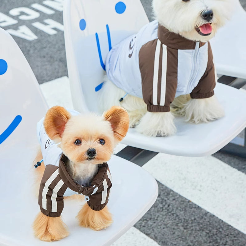 MookiPet® Haze Blue Down Jacket for Dogs