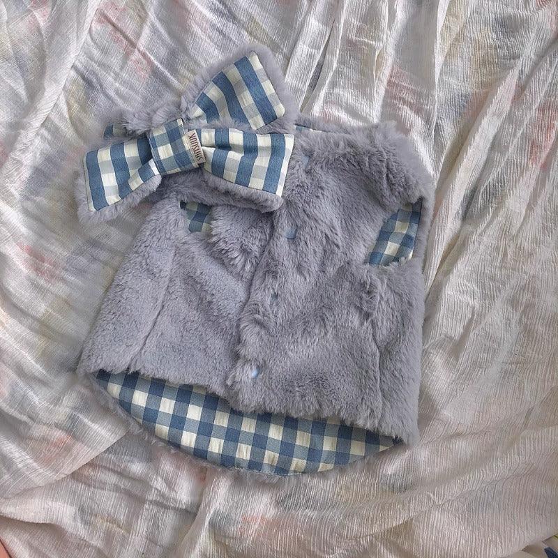 SANSUUK® Bow-Knot Fleece Vest for Pets - KIKOPALS