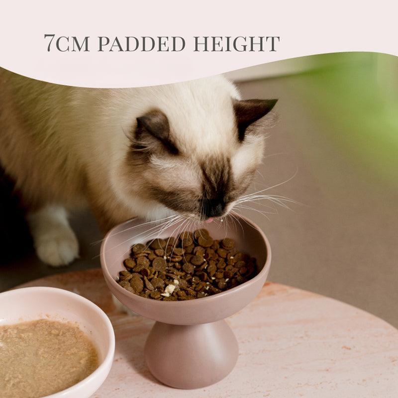 KAMA MUTA® Yellow & Pink Cat Bowl Set - KIKOPALS