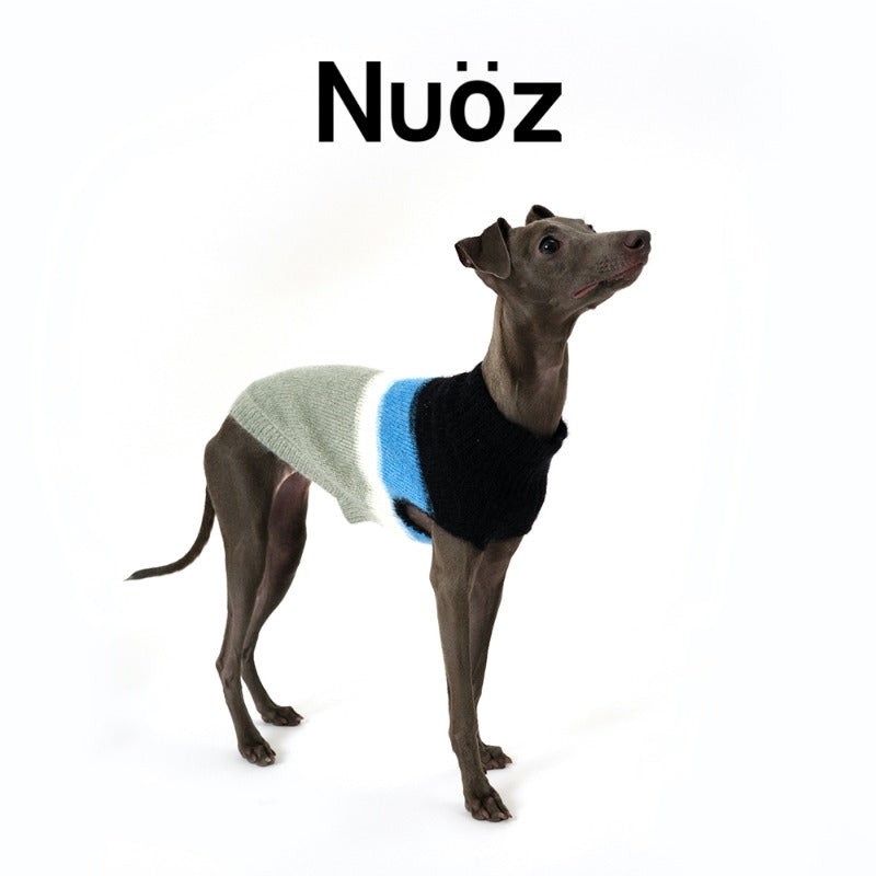 Nuoz® Gradient Color Sleeveless Knit Vest for Dogs – Mohair Wool Blend