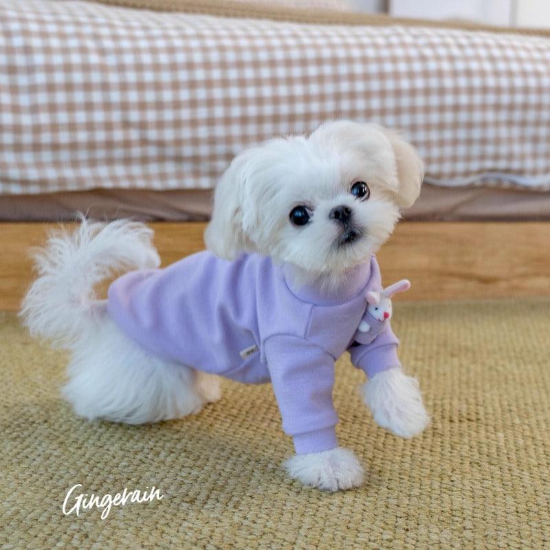 GINGERAIN® Warm Brushed Cotton Bunny Pet Sweatshirt - KIKOPALS