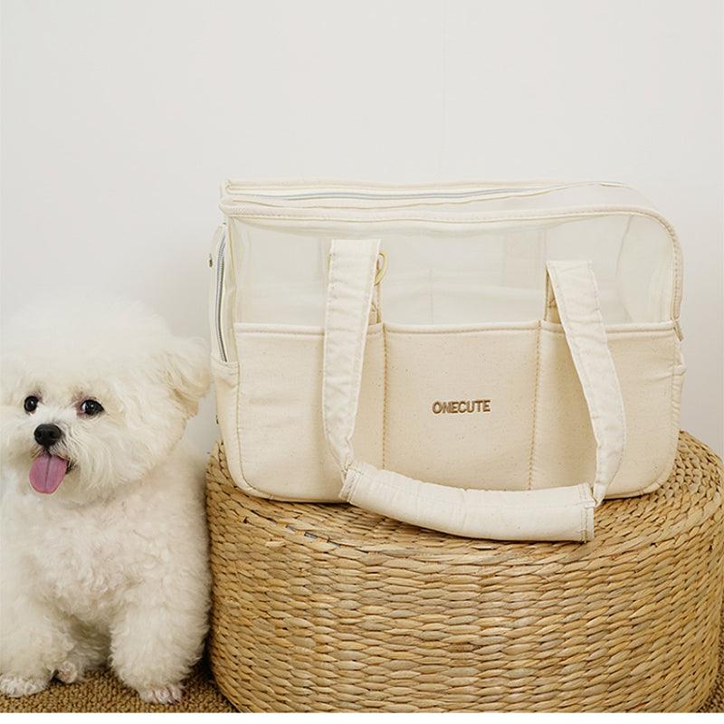 ONECUTE® White Pet Carrier - KIKOPALS