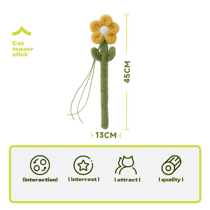 Tianyuan Pet® Cat Teaser Stick - KIKOPALS