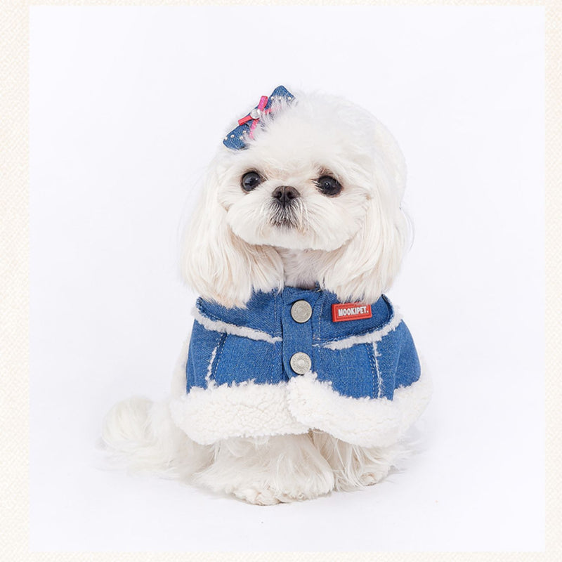 MookiPet® Blue Plush Cloak for Dogs & Cats