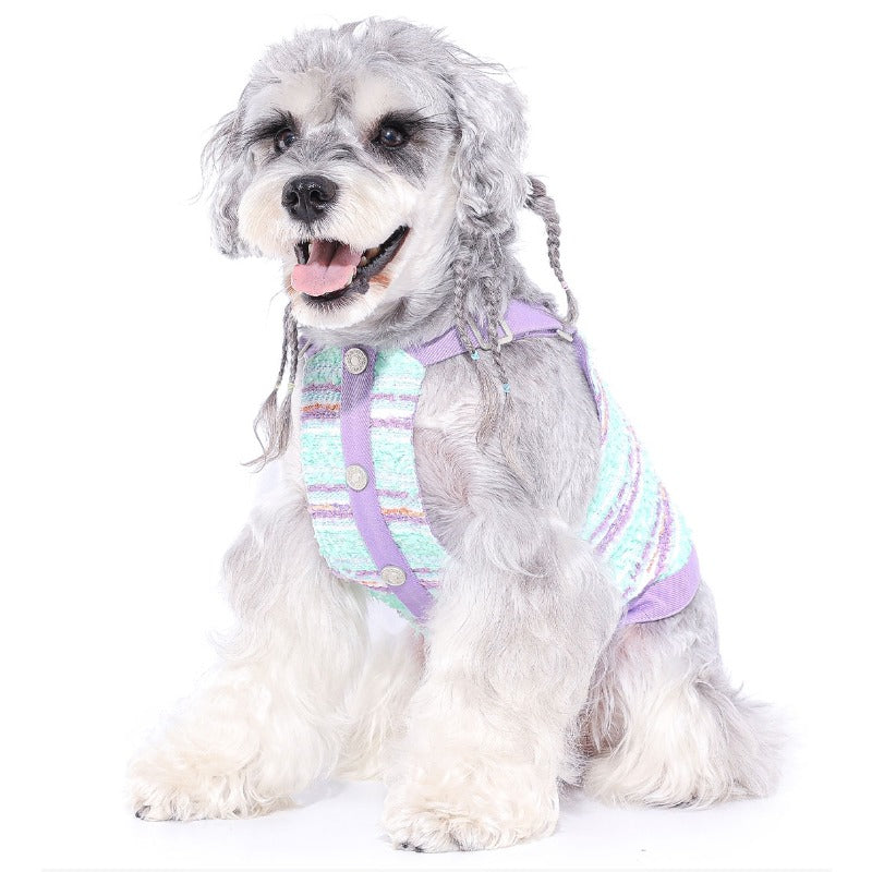 MookiPet® Colorful Striped Dog Vest