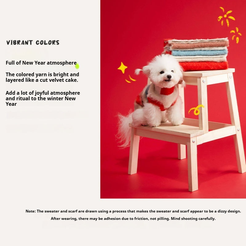 LIKAPAWS® Fuzzy Scarf For Pet & Master