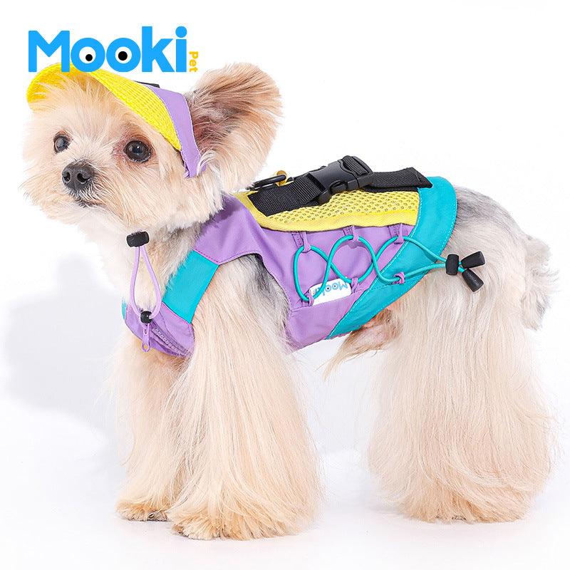 MookiPet® Functional Purple/Green Pet Vest - KIKOPALS
