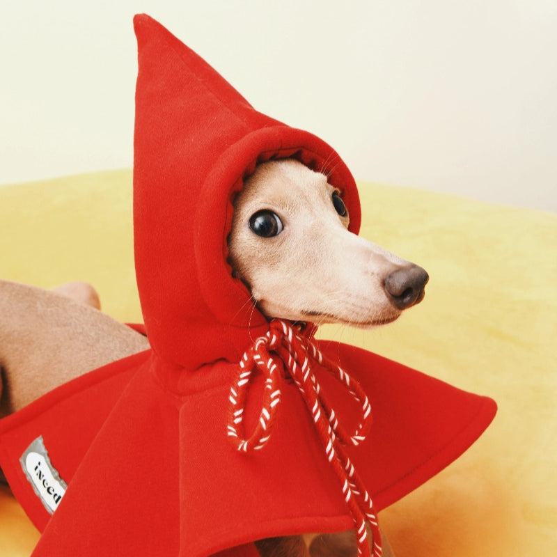 iiNeed® Red Cape Dog Hat for Dogs