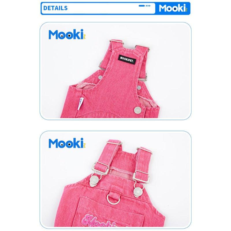 MookiPet® Pink Dog Denim Vest - KIKOPALS