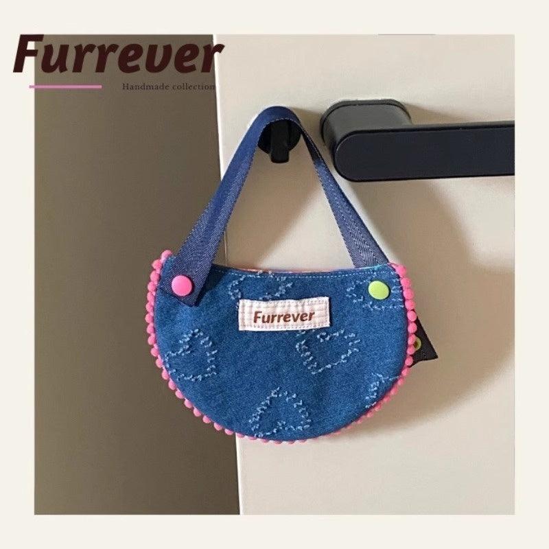 Furrever® Heart Denim Pet Bib - KIKOPALS