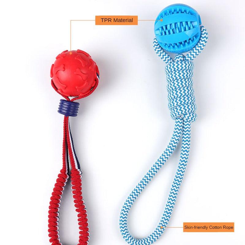 WomirCare® Cotton Rope Tug Ball & Burst Ball Interactive Play Set - KIKOPALS