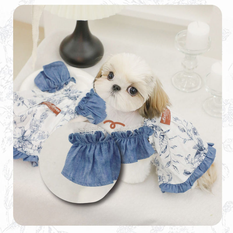 MooliBang® French Style Sleeveless Dress for Small Dogs