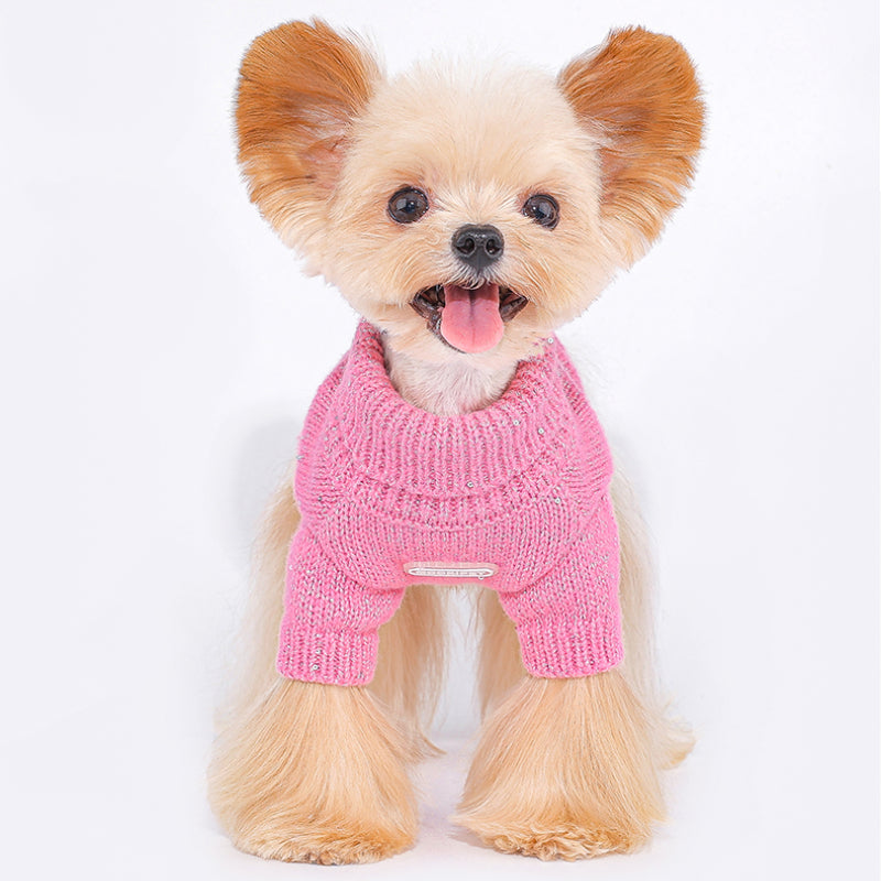 MookiPet® Sequined Turtleneck Sweater for Dogs