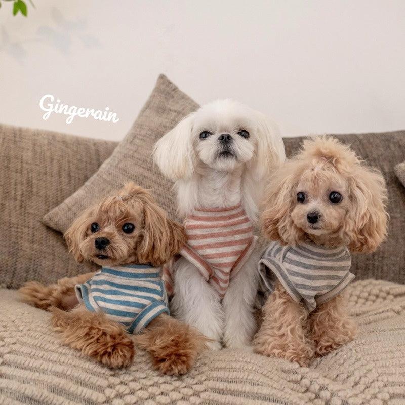 GINGERAIN® Striped Pet Hoodie Vest - KIKOPALS