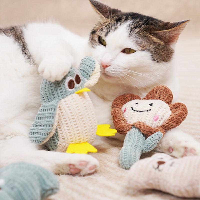 KIKOPALS® Cat Plush Toy Set (Penguin & Cat) - KIKOPALS