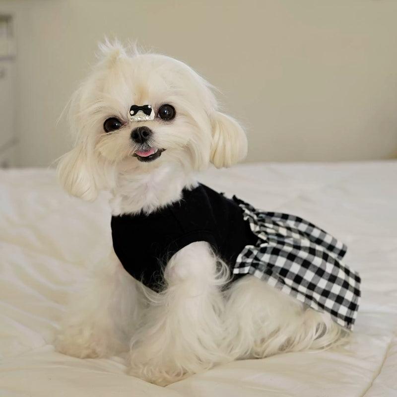 BOWWW® Dog Gingham Long Flannel Skirt - KIKOPALS