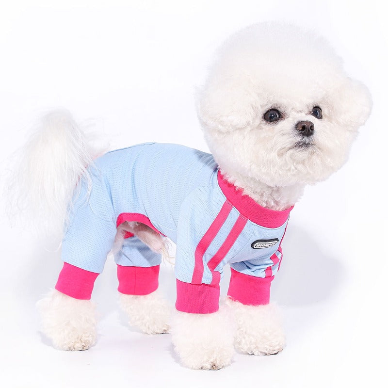 MookiPet® Mesh Cool Four-Legged Clothes for Dogs – Blue