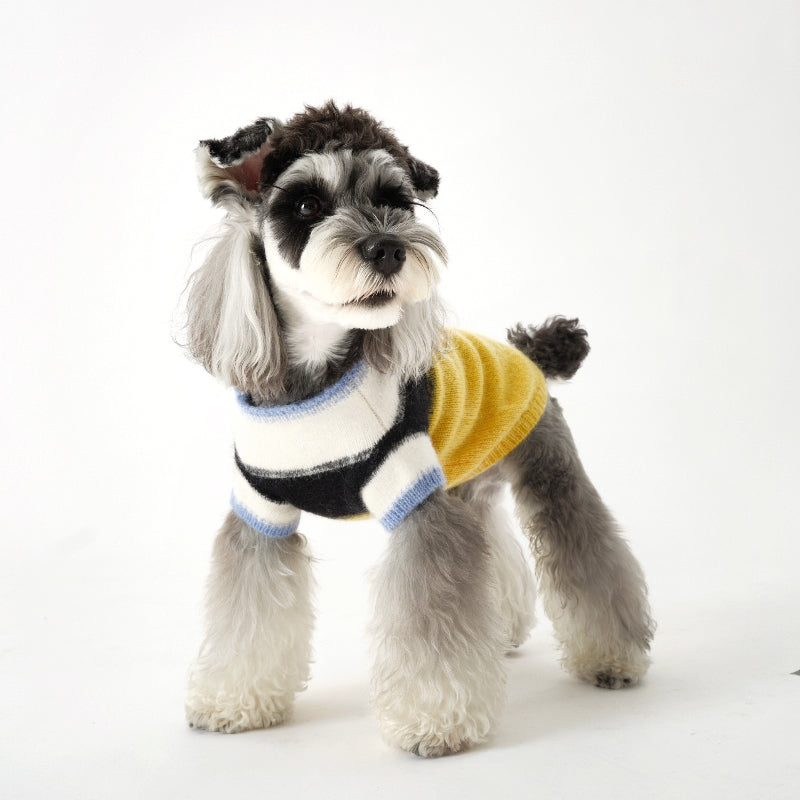 Nuoz® Gradient Color Block Sleeveless Knit Vest for Dogs