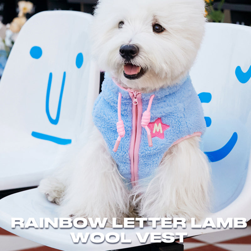 MookiPet® Rainbow Letter Vest for Dogs & Cats