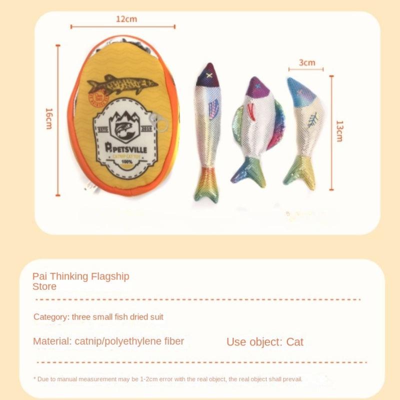 PETSVILLE® Catnip Fish Toy Set - KIKOPALS