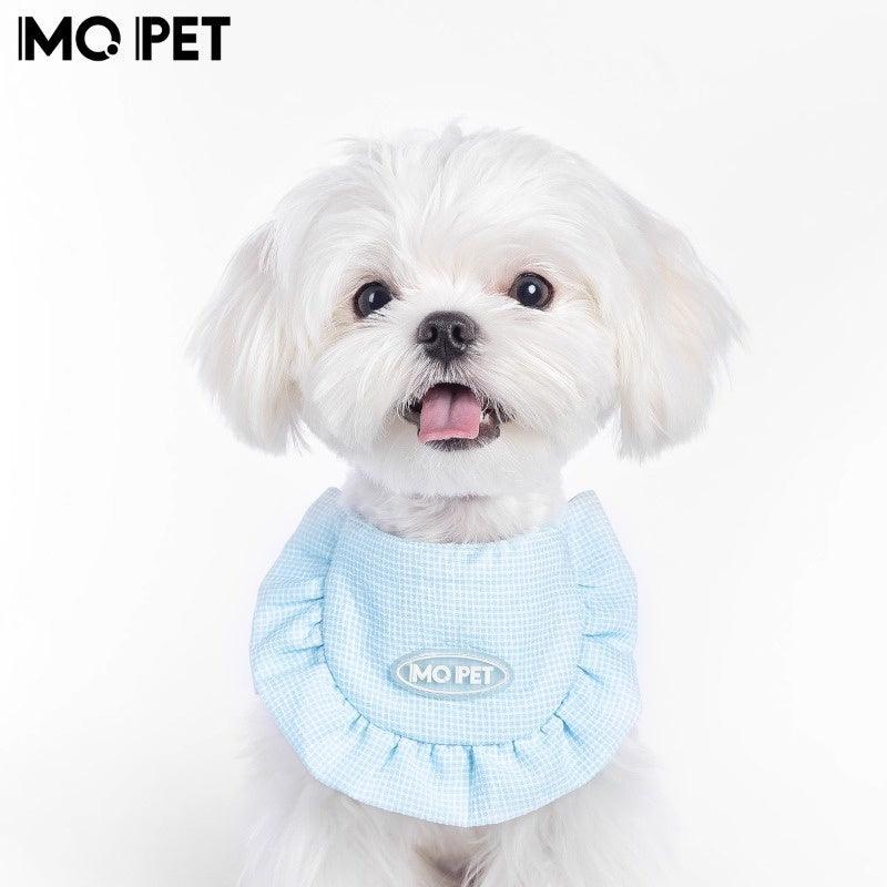 MQPET® Pet Fine Gingham Ruffle Bib - KIKOPALS