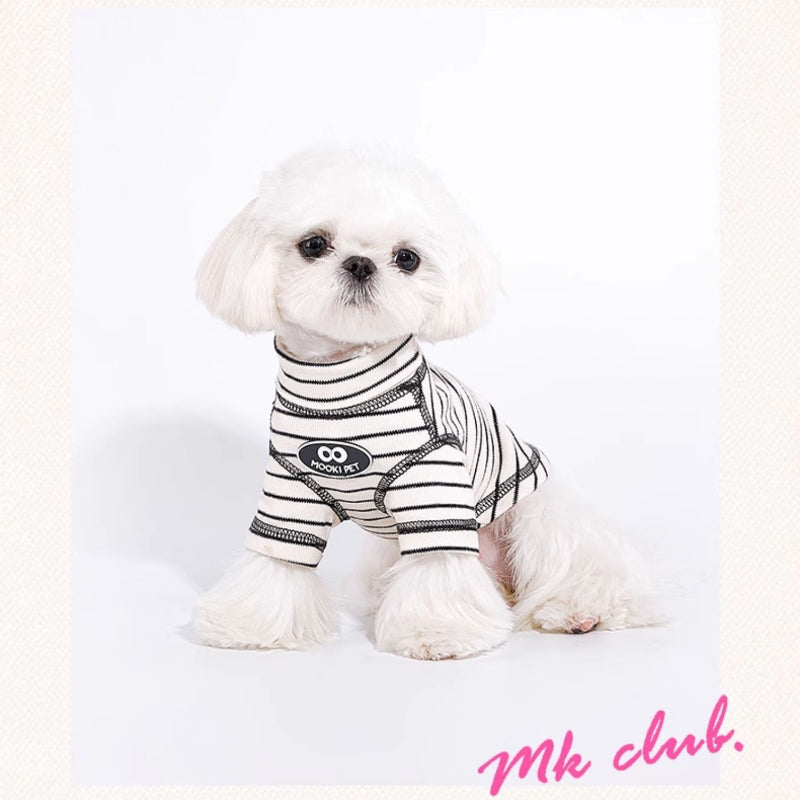 MookiPet® College Hoodie - Striped Pet Clothing for Dogs