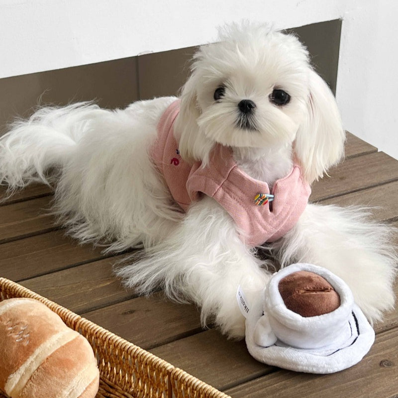 PalettePet® Pink Donut Print Sweater for Dogs