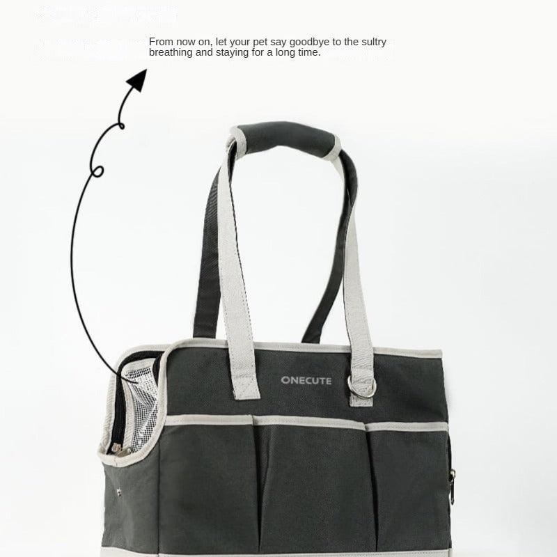 ONTCUTE® Gray Pet Carrier - KIKOPALS
