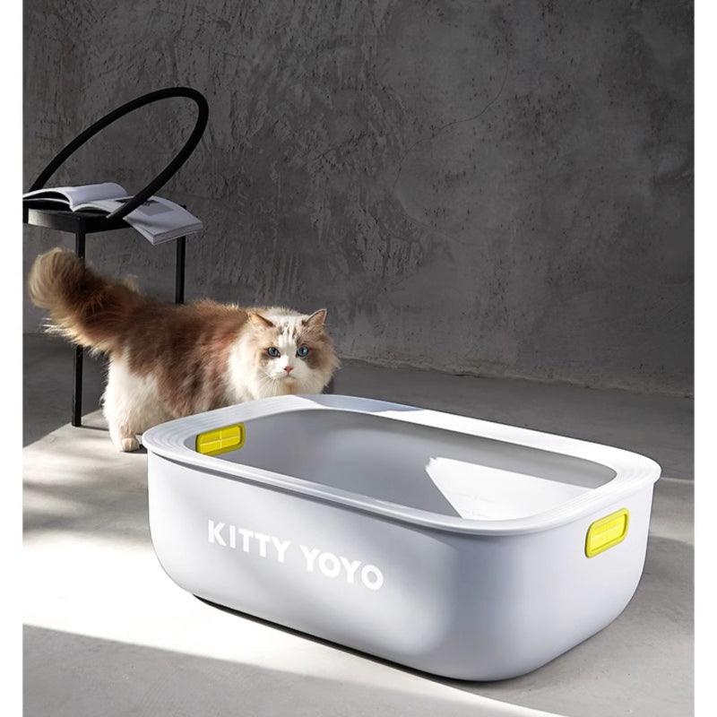 KITTY YOYO® Semi-Closed Cat Litter Box - KIKOPALS