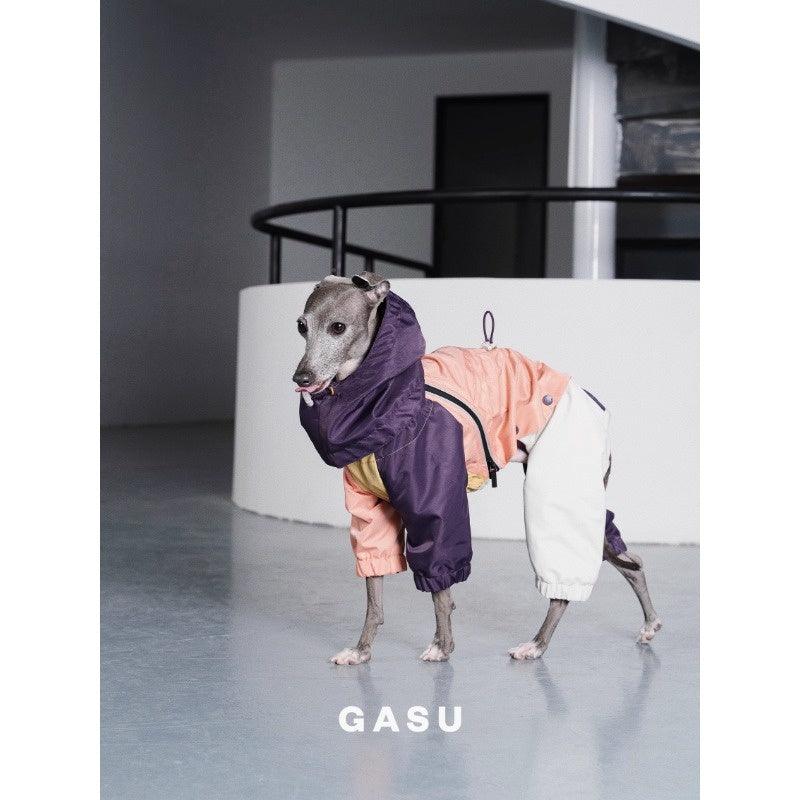 GASU® Waterproof Detachable Whippet Dog Raincoat - KIKOPALS