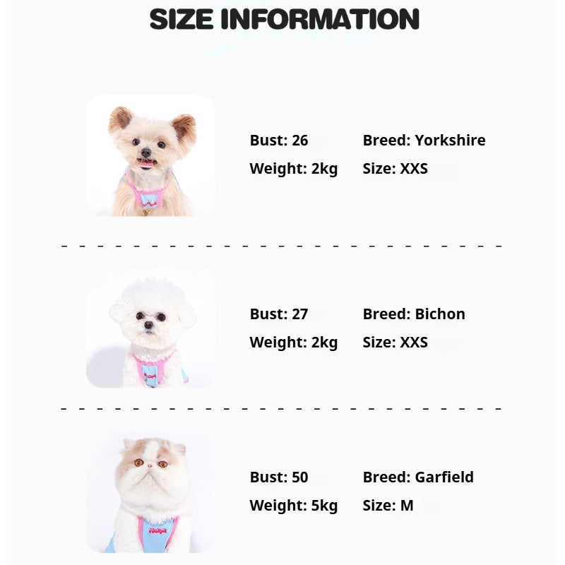 MookiPet® Breathable Blue Vest for Dogs & Cats