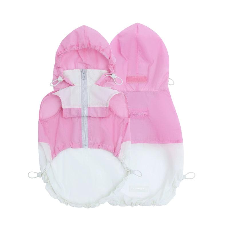 LazyEazy® Hooded Colorblock Pet Sun Protective Coat - KIKOPALS