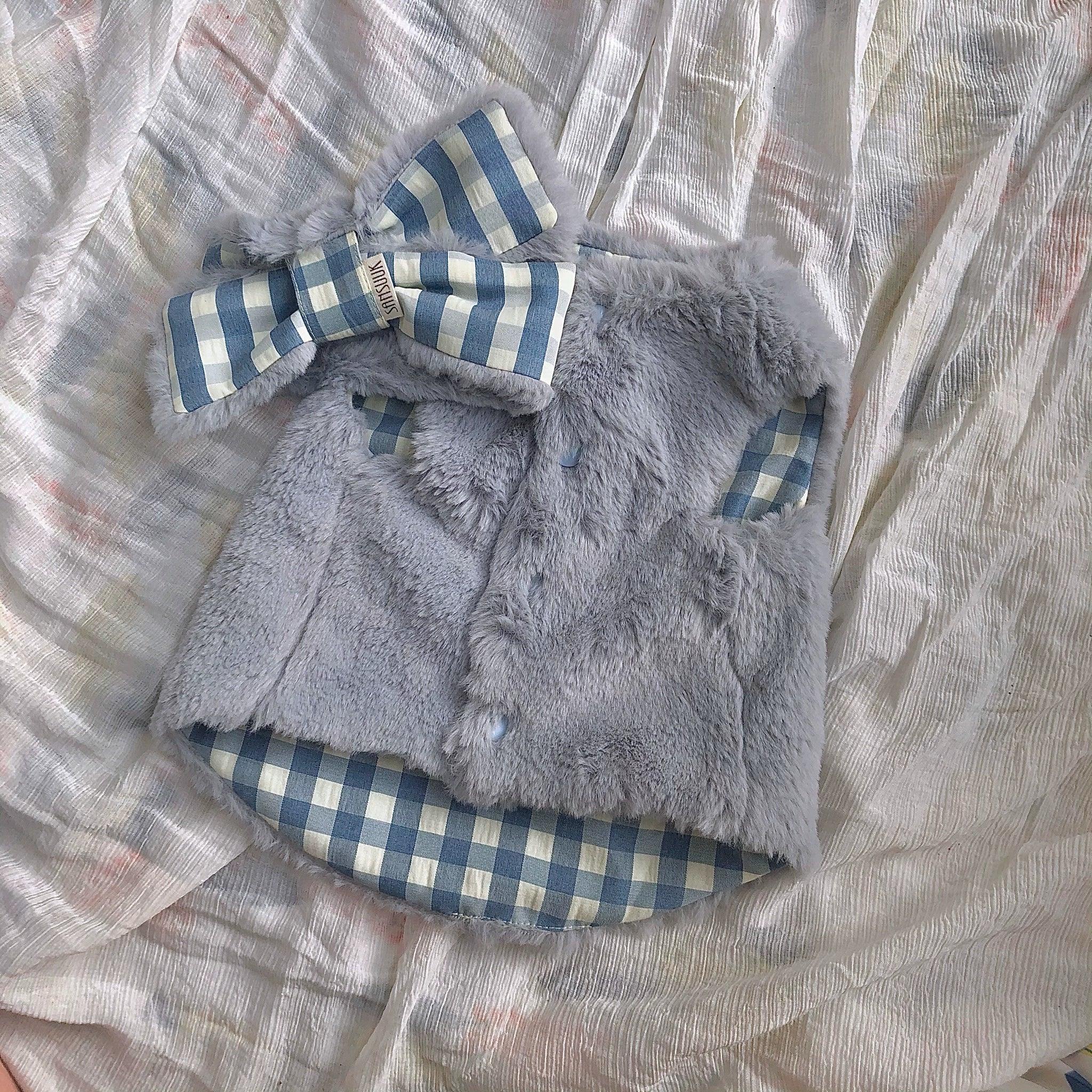 SANSUUK® Bow-Knot Fleece Vest for Pets - KIKOPALS