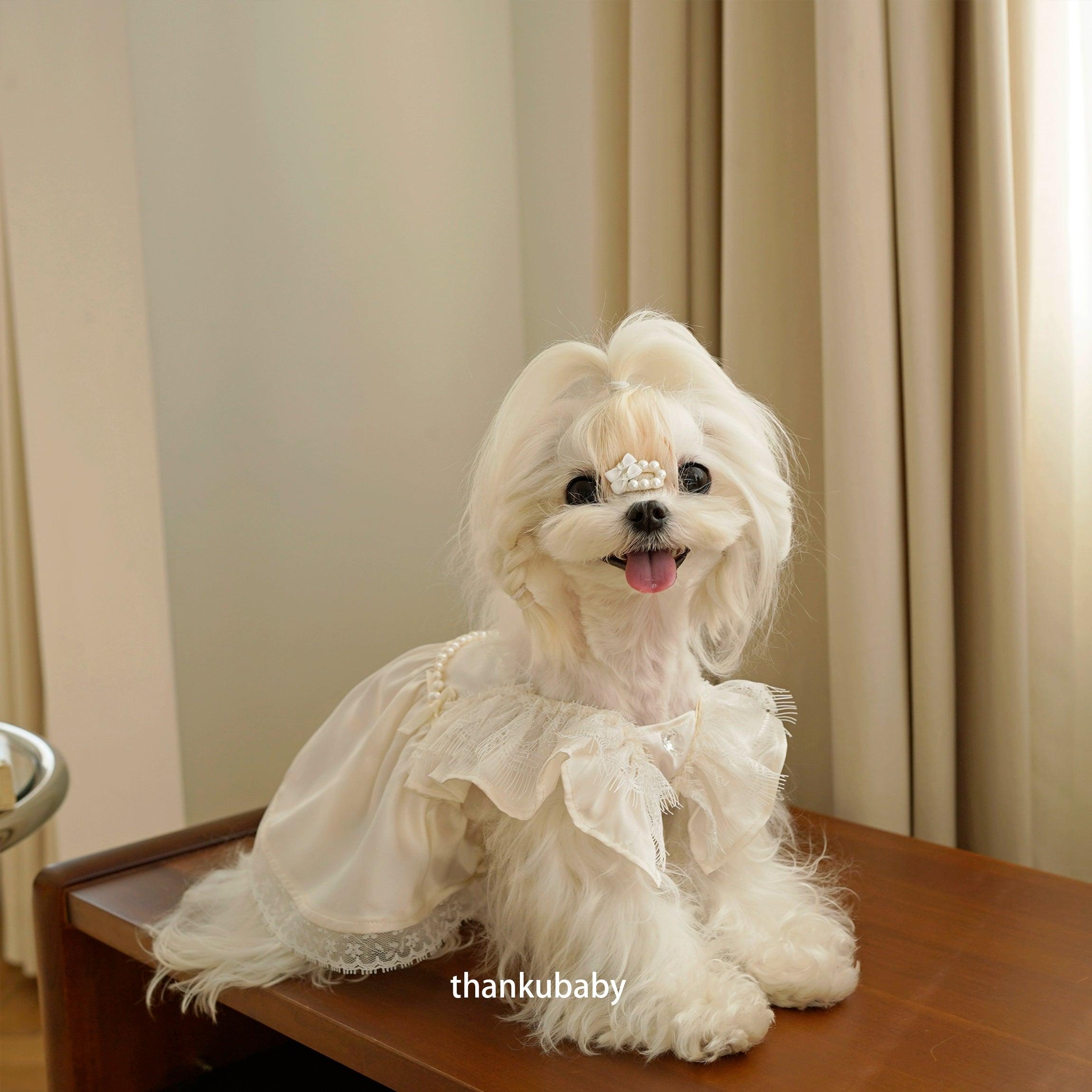 BOWWW® Pet Pearl Silk Dress - KIKOPALS