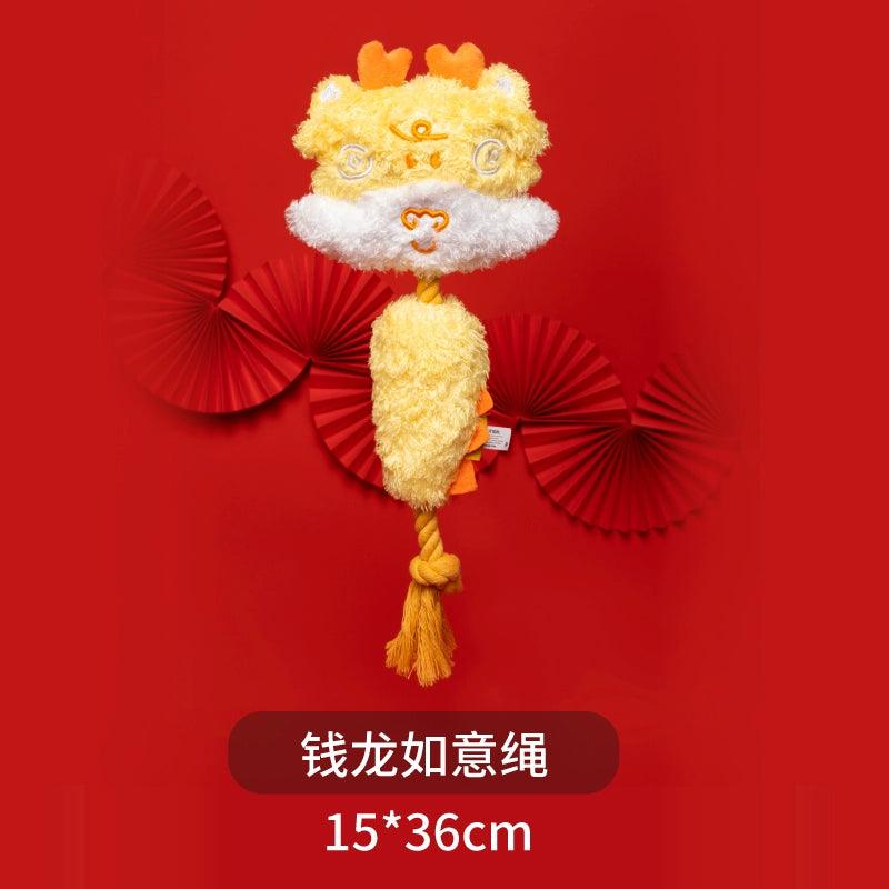 PETSVILLE® New Year Dragon Dog Tug Toy - KIKOPALS